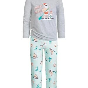 Kids Unisex 2-Piece Christmas Pajama Set
